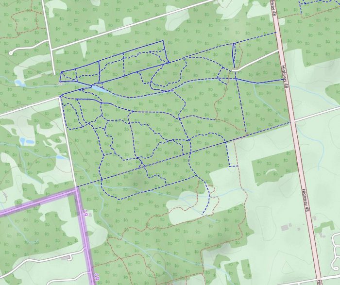 Eldrid King bike trail map