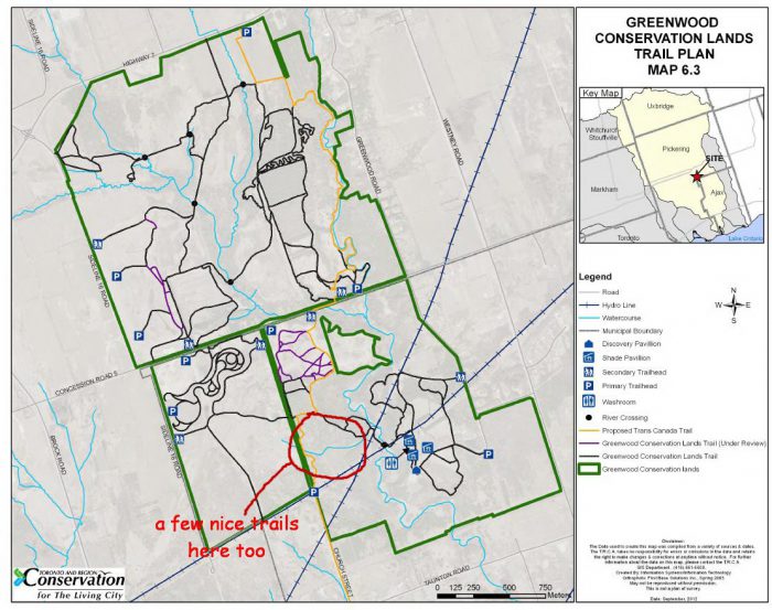 Greenwood bike trails
