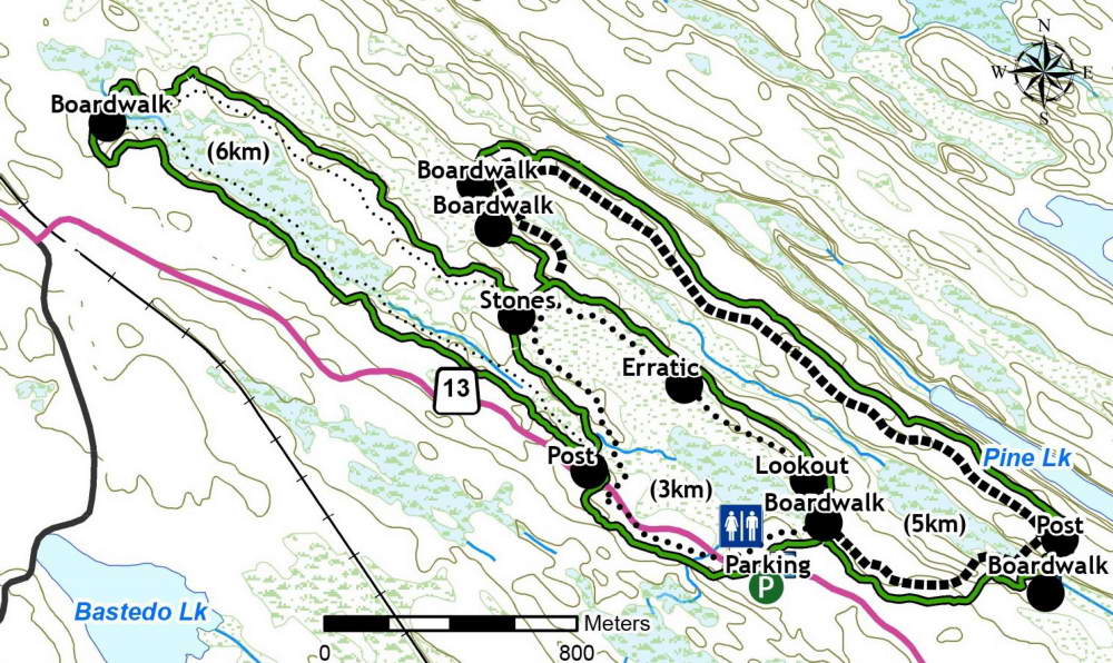 Torrance Barren trail map
