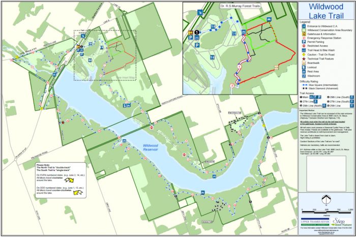 wildwood bike trail map