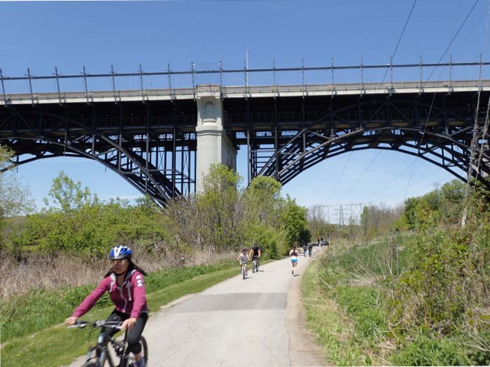 Lower Don Park Trail Ontario Bike Trails