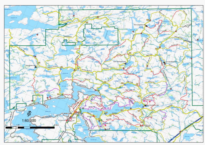 Haliburton MTB trail map