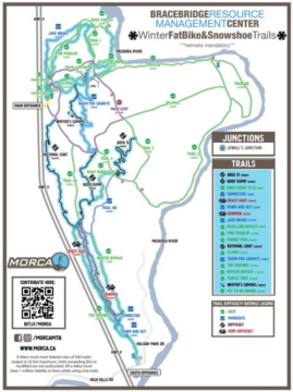 BRMC winter fat bike trail map