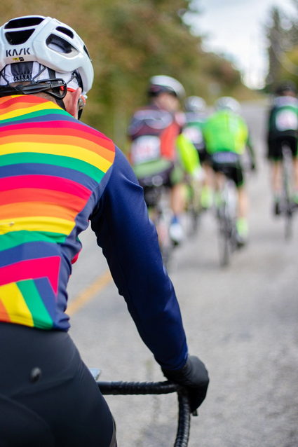 Colourful cycling jersey